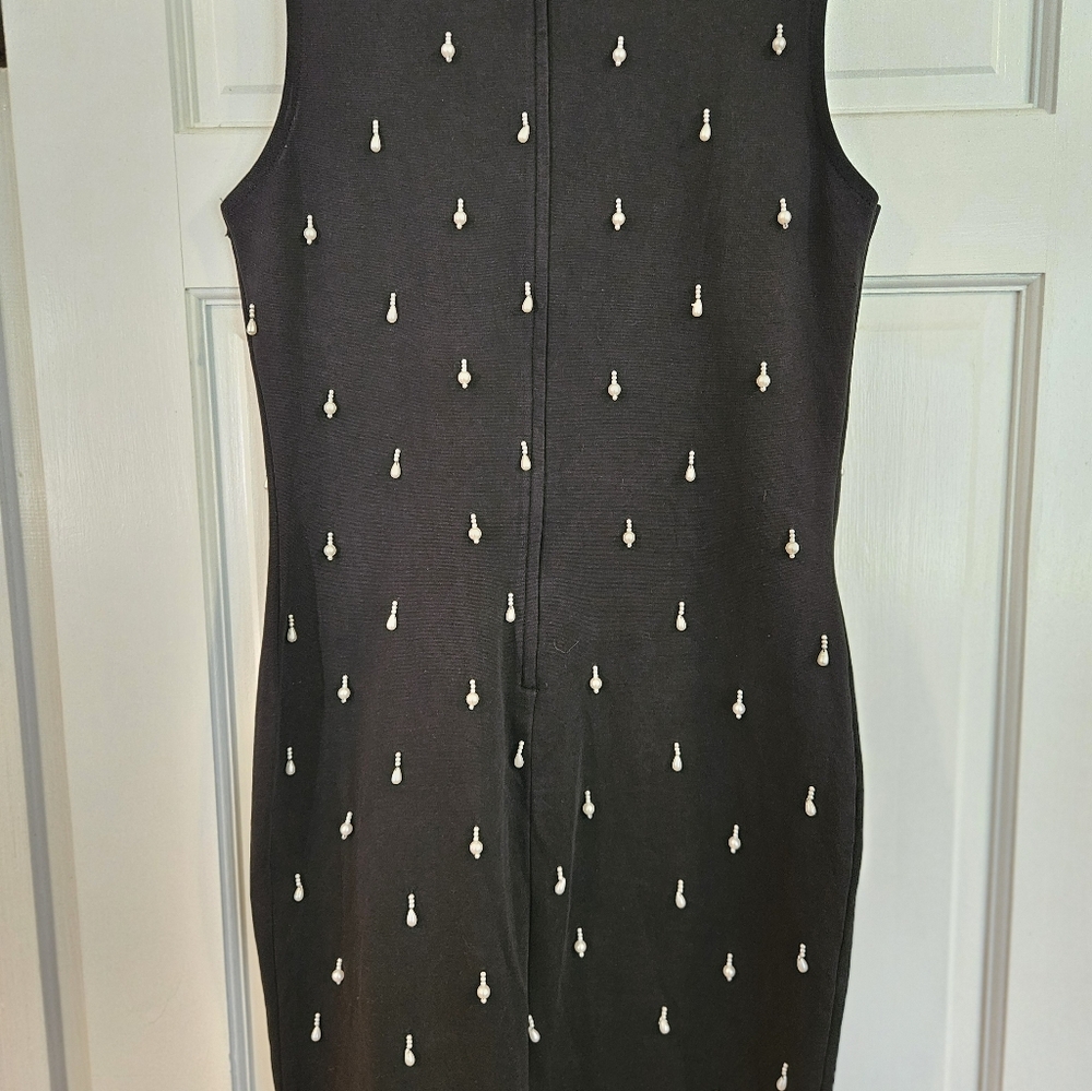 Outlander Evening Formal Black Beaded black dress sz S - Picture 2 of 7